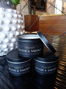 Suede & Smoke -8oz. Soy Candle